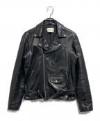 beautiful peopleビューティフルピープル）の古着「vintage leather riders jacket」｜ブラック