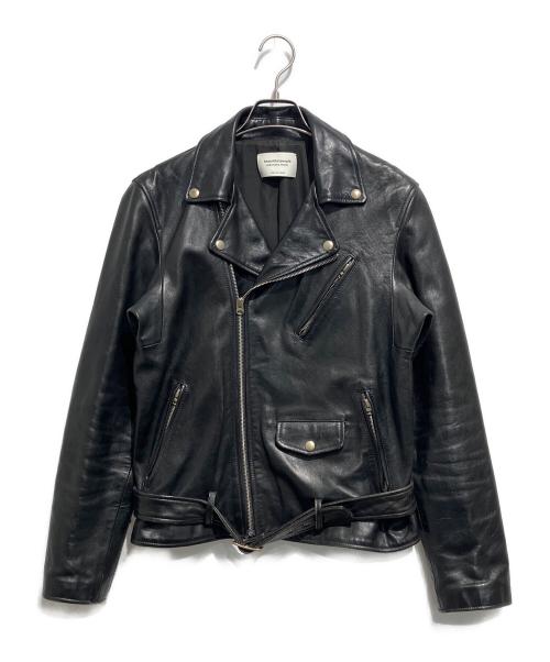 beautiful people（ビューティフルピープル）beautiful people (ビューティフルピープル) vintage leather riders jacket ブラック サイズ:190の古着・服飾アイテム