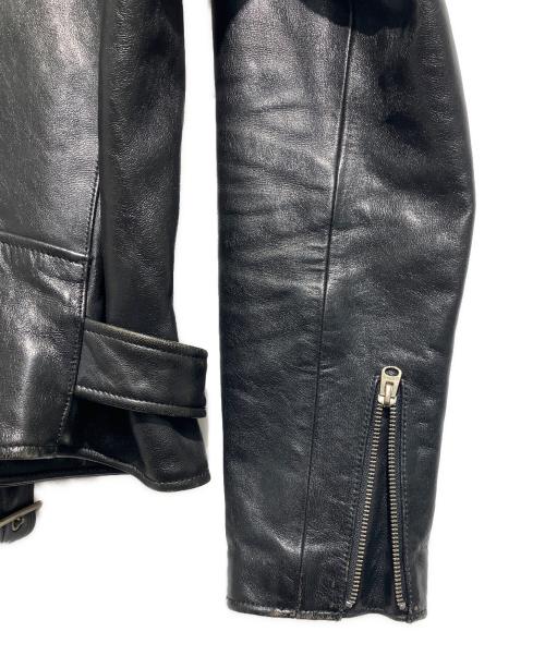 beautiful people（ビューティフルピープル）beautiful people (ビューティフルピープル) vintage leather riders jacket ブラック サイズ:190の古着・服飾アイテム
