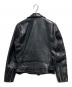 beautiful people (ビューティフルピープル) vintage leather riders jacket ブラック サイズ:190：50000円