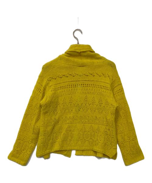 45R（フォーティファイブ・アール）45R (フォーティファイブ・アール) シェットランドレースのカシュクール イエロー サイズ:FREEの古着・服飾アイテム