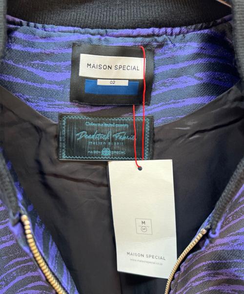 MAISON SPECIAL（メゾンスペシャル）MAISON SPECIAL (メゾンスペシャル) Prime-Over Souvenir Jacket パープル サイズ:2の古着・服飾アイテム