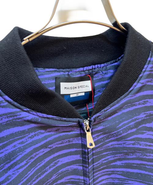 MAISON SPECIAL（メゾンスペシャル）MAISON SPECIAL (メゾンスペシャル) Prime-Over Souvenir Jacket パープル サイズ:2の古着・服飾アイテム