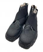 ZUCCA×Maison MIHARA YASUHIROズッカ×メゾン ミハラ ヤスヒロ）の古着「ショートブーツ」｜ブラック