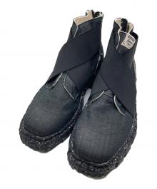 ZUCCA×Maison MIHARA YASUHIRO（ズッカ×メゾン ミハラ ヤスヒロ）の古着「ショートブーツ」｜ブラック