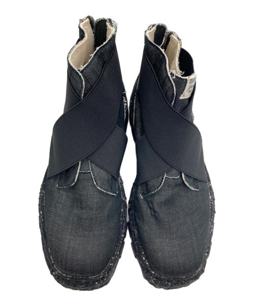 ZUCCA（ズッカ）ZUCCA (ズッカ) Maison MIHARA YASUHIRO (メゾン ミハラ ヤスヒロ) ショートブーツ ブラック サイズ:40の古着・服飾アイテム