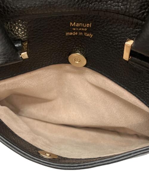 Manuel MILANO（マニュエルミラノ）Manuel MILANO (マニュエルミラノ) 2WAYバッグ ブラックの古着・服飾アイテム