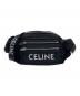 CELINE（セリーヌ）の古着「Large Zipped Belt Bag/トレッキング ベルトバッグ/ボディバッグ」｜ブラック