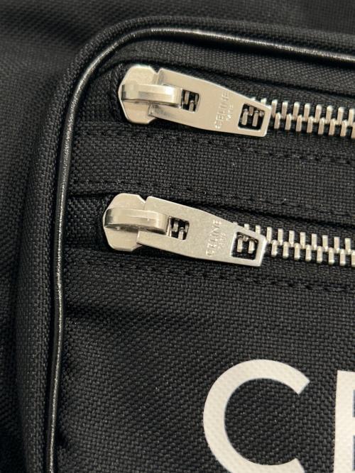 CELINE（セリーヌ）CELINE (セリーヌ) Large Zipped Belt Bag/トレッキング ベルトバッグ/ボディバッグ ブラックの古着・服飾アイテム