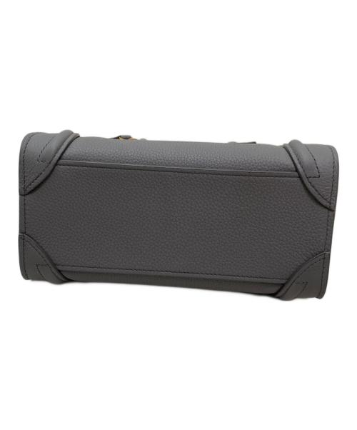 CELINE（セリーヌ）CELINE (セリーヌ) ラゲージ ナノショッパー グレー サイズ:ナノの古着・服飾アイテム