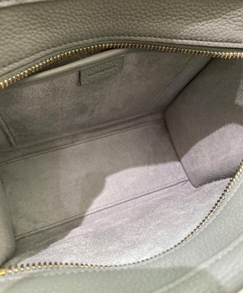 CELINE（セリーヌ）CELINE (セリーヌ) ラゲージ ナノショッパー グレー サイズ:ナノの古着・服飾アイテム