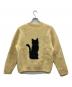 NKNIT (ンニット) cat/dog jacquard KNIT イエロー：14000円