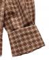 中古・古着 Ernie Palo (アーニーパロ) Silk Cotton Check Shirt ブラウン サイズ:36：15000円