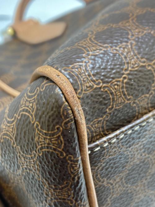 CELINE（セリーヌ）CELINE (セリーヌ) ミニボストンバッグ ブラウンの古着・服飾アイテム