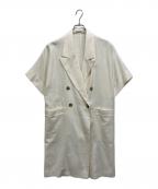 CIEL AIRシエルエアー）の古着「Short Sleeve Coat」｜ホワイト