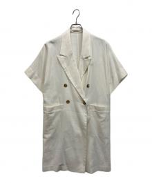 CIEL AIR（シエルエアー）の古着「Short Sleeve Coat」｜ホワイト
