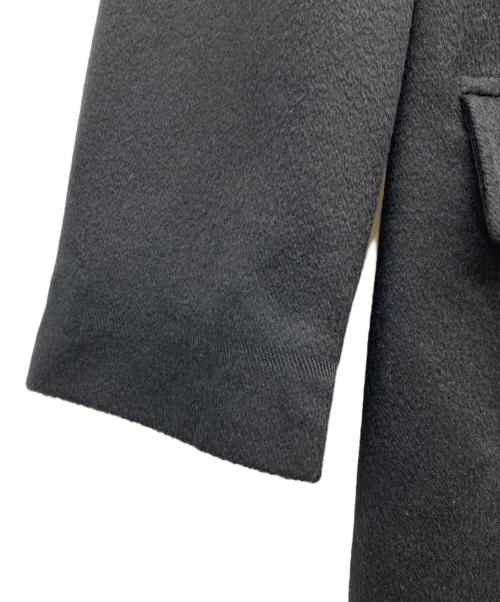 ERMENEGILDO ZEGNA（エルメネジルド・ゼニア）ERMENEGILDO ZEGNA (エルメネジルド・ゼニア) カシミヤコート ブラック サイズ:Lの古着・服飾アイテム