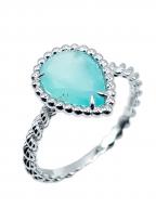 BOUCHERONブシュロン）の古着「SERPENT BOHÈME AQUAPRASE セルパンボエムスモールアクアプレーズリング」