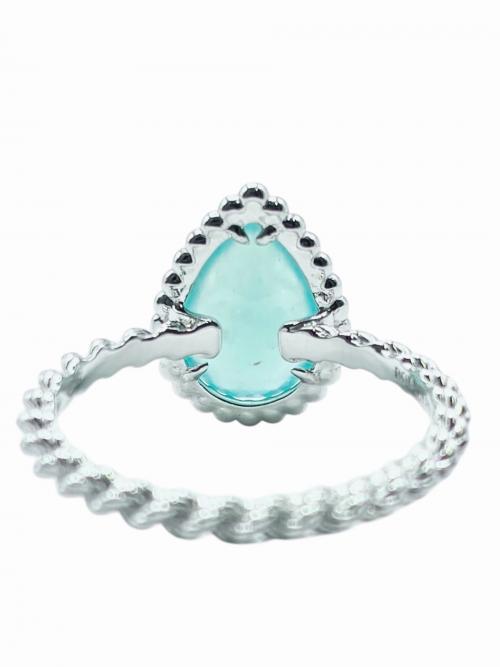 BOUCHERON（ブシュロン）BOUCHERON (ブシュロン) SERPENT BOHÈME AQUAPRASE セルパンボエムスモールアクアプレーズリング サイズ:51/10号の古着・服飾アイテム