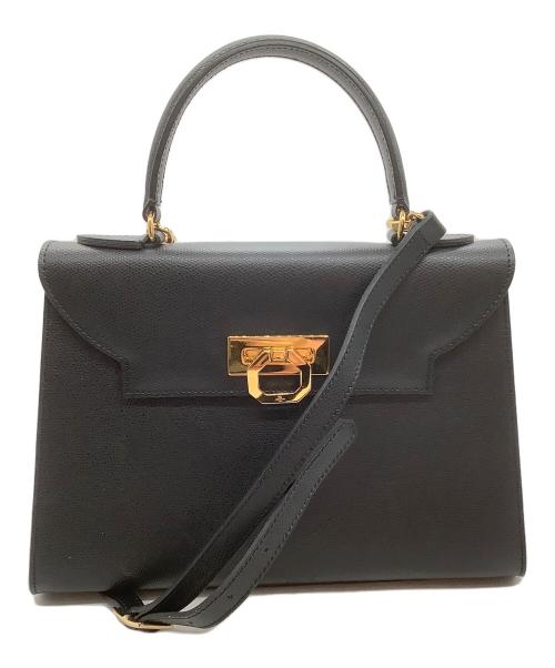 CARBOTTI（カルボッティ）CARBOTTI (カルボッティ) 2WAYバッグ ブラックの古着・服飾アイテム