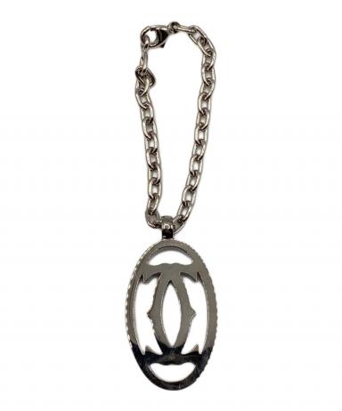 中古・古着通販】Cartier (カルティエ) ダブルC キーリング シルバー