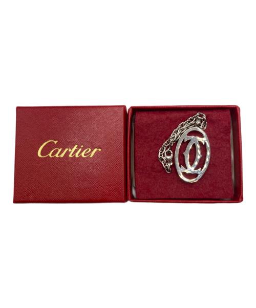 Cartier（カルティエ）Cartier (カルティエ) ダブルC キーリング シルバーの古着・服飾アイテム