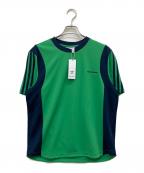 adidas×WALES BONNERアディダス×ウェールズボナー）の古着「FOOTBALL TEE」｜グリーン