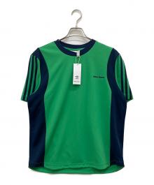 adidas×WALES BONNER（アディダス×ウェールズボナー）の古着「FOOTBALL TEE」｜グリーン