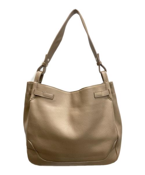 PELLE MORBIDA（ペッレモルビダ）PELLE MORBIDA (ペッレモルビダ) Maiden Voyage エディターズバッグ ベージュの古着・服飾アイテム