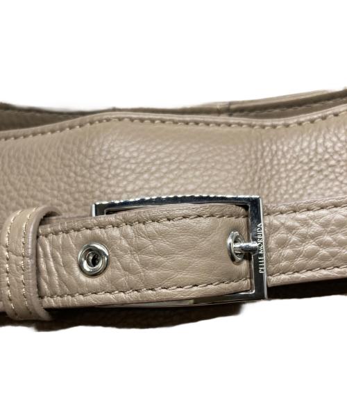 PELLE MORBIDA（ペッレモルビダ）PELLE MORBIDA (ペッレモルビダ) Maiden Voyage エディターズバッグ ベージュの古着・服飾アイテム