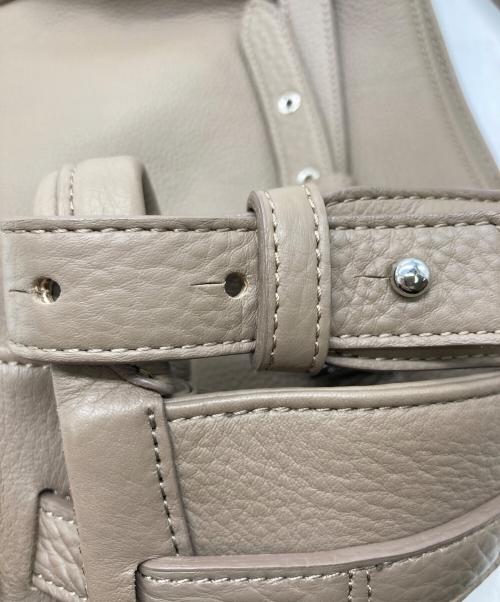 PELLE MORBIDA（ペッレモルビダ）PELLE MORBIDA (ペッレモルビダ) Maiden Voyage エディターズバッグ ベージュの古着・服飾アイテム