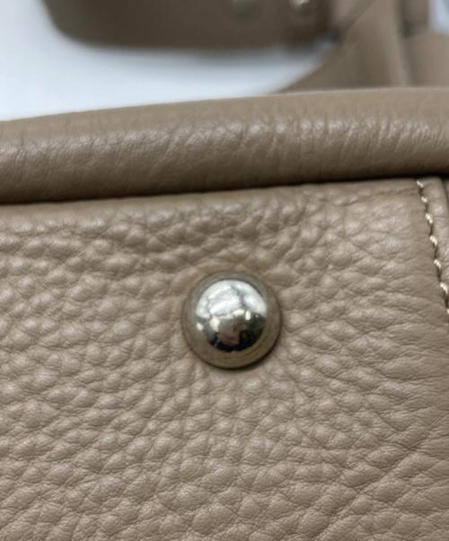 PELLE MORBIDA（ペッレモルビダ）PELLE MORBIDA (ペッレモルビダ) Maiden Voyage エディターズバッグ ベージュの古着・服飾アイテム