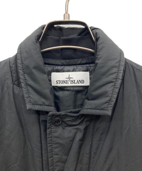 STONE ISLAND（ストーンアイランド）STONE ISLAND (ストーンアイランド) プリマロフト中綿ナイロンジャケット ブラック サイズ:Sの古着・服飾アイテム
