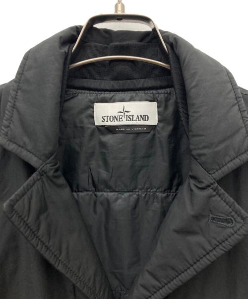 STONE ISLAND（ストーンアイランド）STONE ISLAND (ストーンアイランド) プリマロフト中綿ナイロンジャケット ブラック サイズ:Sの古着・服飾アイテム