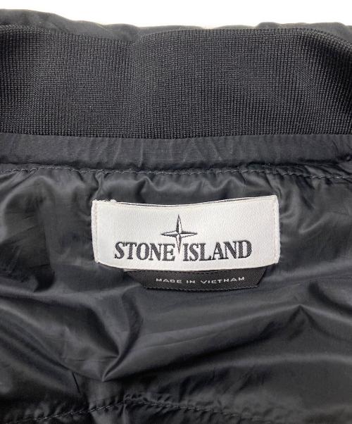 STONE ISLAND（ストーンアイランド）STONE ISLAND (ストーンアイランド) プリマロフト中綿ナイロンジャケット ブラック サイズ:Sの古着・服飾アイテム