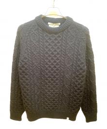 Peregrine（ペレグリン）の古着「ブリティッシュウール ハドソン アラン」｜ネイビー