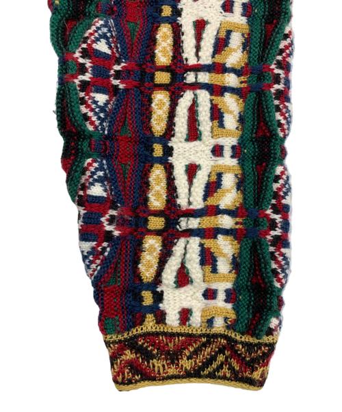 IROQUOIS（イロコイ）IROQUOIS (イロコイ) CRAZY TUCK JQ KNIT マルチカラー サイズ:2の古着・服飾アイテム