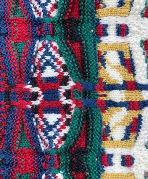 IROQUOIS（イロコイ）IROQUOIS (イロコイ) CRAZY TUCK JQ KNIT マルチカラー サイズ:2の古着・服飾アイテム