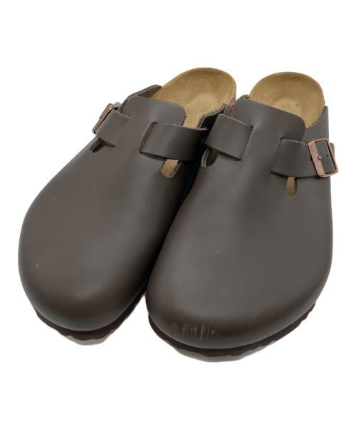 BIRKENSTOCK（ビルケンシュトック）BIRKENSTOCK (ビルケンシュトック) レザーサンダル ブラウン サイズ:28の古着・服飾アイテム