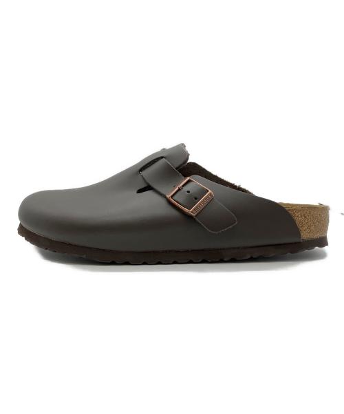 BIRKENSTOCK（ビルケンシュトック）BIRKENSTOCK (ビルケンシュトック) レザーサンダル ブラウン サイズ:28の古着・服飾アイテム