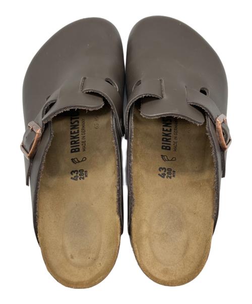 BIRKENSTOCK（ビルケンシュトック）BIRKENSTOCK (ビルケンシュトック) レザーサンダル ブラウン サイズ:28の古着・服飾アイテム