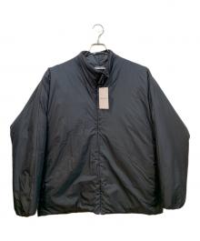 uniform experiment（ユニフォームエクスペリメント）の古着「DOLMAN SLEEVE PADDED BLOUSON」｜ブラック