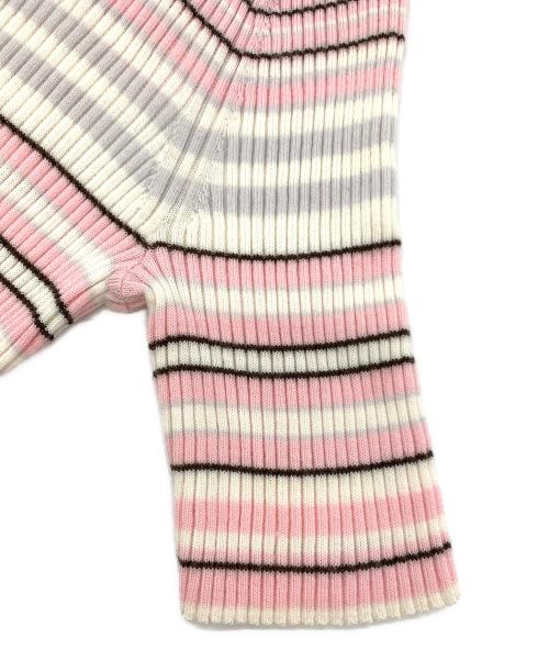 theory（セオリー）theory (セオリー) リブニット ピンク サイズ:S 未使用品の古着・服飾アイテム