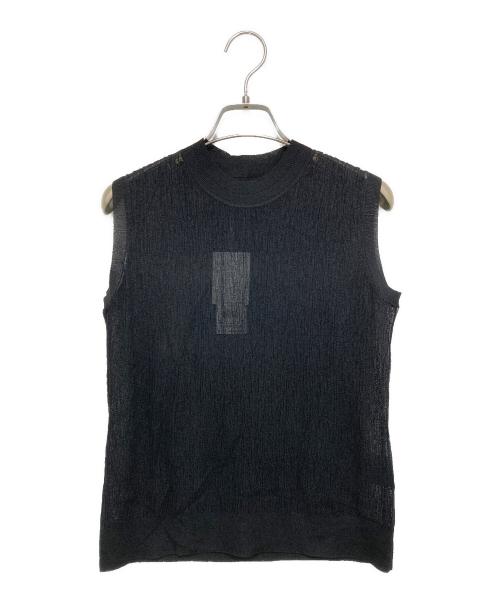 theory luxe（セオリーリュクス）theory luxe (セオリーリュクス) LUTON ELDO ノースリーブニット ブラック サイズ:38 未使用品の古着・服飾アイテム