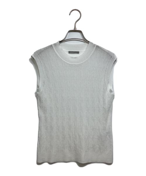 theory luxe（セオリーリュクス）theory luxe (セオリーリュクス) ノースリーブニット ホワイト サイズ:38の古着・服飾アイテム
