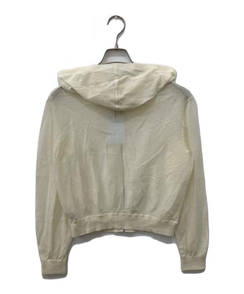 theory（セオリー）theory (セオリー) ジップアップニット アイボリー サイズ:S 未使用品の古着・服飾アイテム