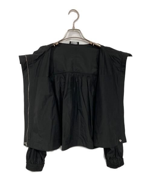 theory（セオリー）theory (セオリー) Soft Lawn Gather Back Jacket/ソフトローンギャザーバックジャケット ブラック サイズ:Sの古着・服飾アイテム