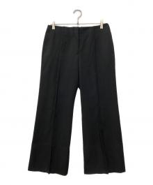 JIL SANDER（ジルサンダー）の古着「クロップド ワイドパンツ」｜ブラック