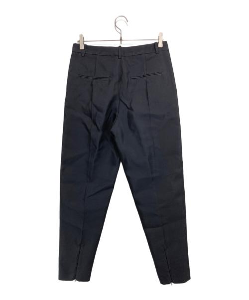 JIL SANDER（ジルサンダー）JIL SANDER (ジルサンダー) シルクナイロン混テーパードパンツ ネイビー サイズ:36の古着・服飾アイテム