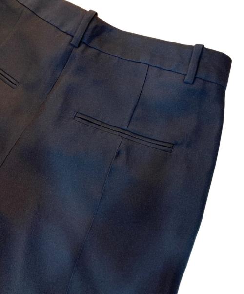 JIL SANDER（ジルサンダー）JIL SANDER (ジルサンダー) シルクナイロン混テーパードパンツ ネイビー サイズ:36の古着・服飾アイテム